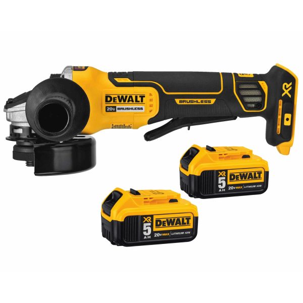 Kit Esmerilhadeira 4.1/2" 20v Dewalt DCG413P2 Com 2 Baterias 5Ah - Imagem 2