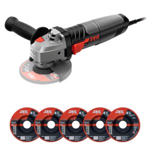 Esmerilhadeira Angular de 4.1/2" Skil 9004 830W 220V C/ 5 discos