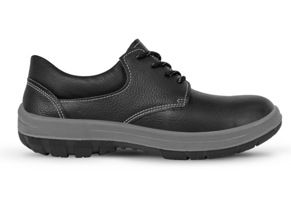 Sapato de Amarrar Acolchoado Preto Safetline - Imagem 2