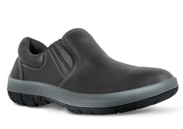 Sapato de Elástico Acolchoado Preto Safetline