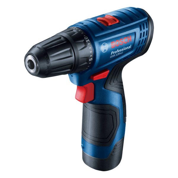 Parafusadeira Furadeira 3/8" Bosch GSR 120-LI 12V Com 2 Baterias e Maleta - Imagem 2