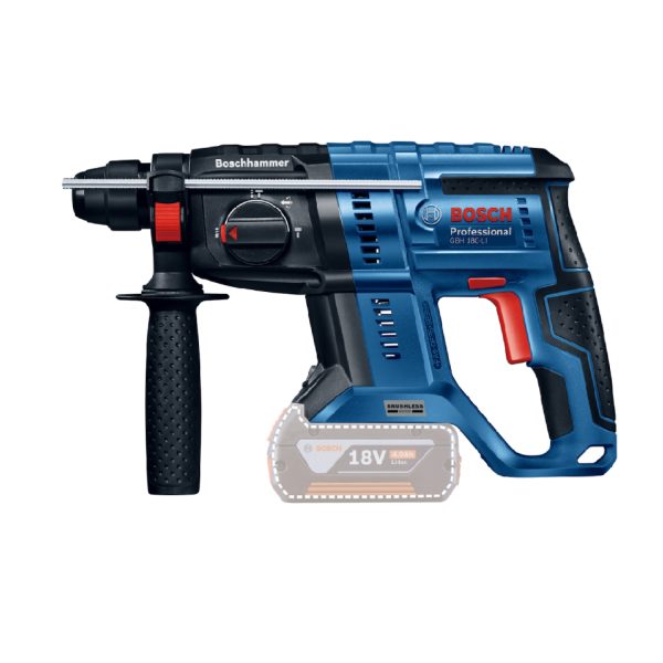 Martelete Rompedor SDS-Plus a Bateria Bosch GBH 180-LI Brushless 18V - Imagem 2
