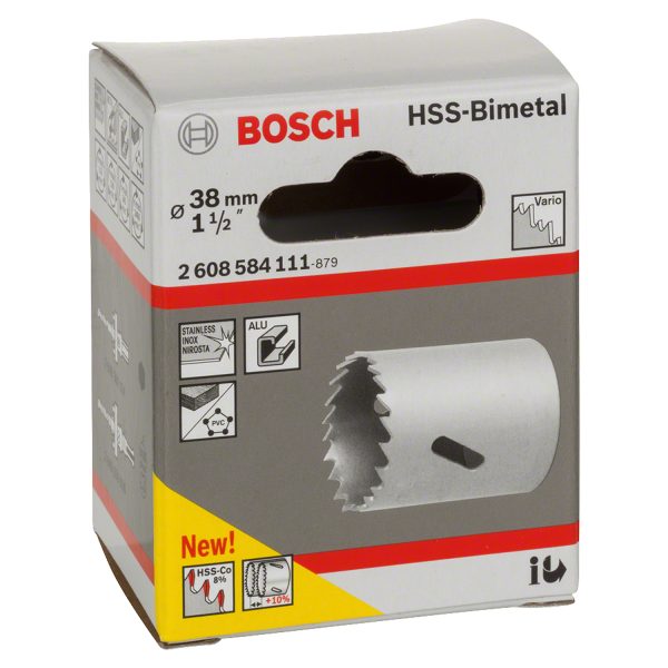 Serra Copo Bosch bimetálica HSS Cobalto 38 mm - Imagem 2