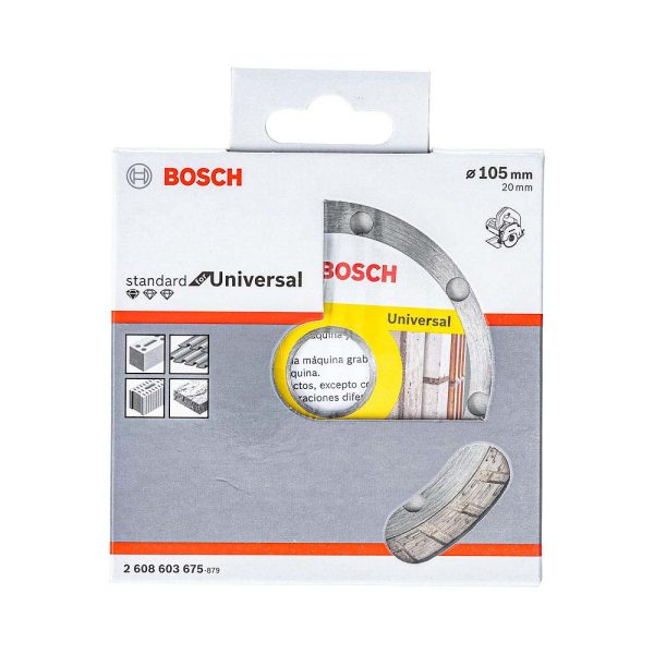 Disco de Corte Bosch Standard Universal Turbo 105mm - Imagem 2