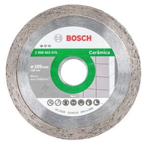 Disco Diamantado Liso Bosch Standard para Cerâmica 105mm
