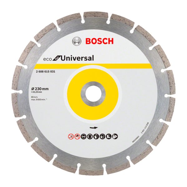 Disco Diamantado Segmentado 9" Bosch Universal