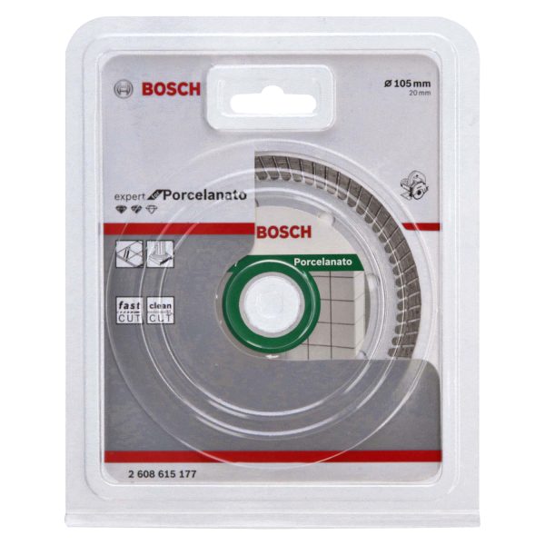 Discos Diamantado Bosch Porcelanato Turbo 105mm - Imagem 2