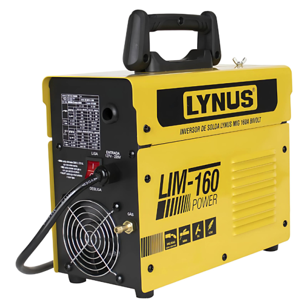 Máquina Inversora de Solda Lynus LIM-160 - Imagem 4