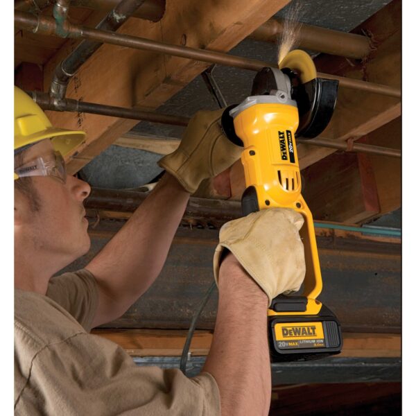 Esmerilhadeira Angular 4.1/2" - 5" 20V Brushless Dewalt DCG412B - Imagem 3