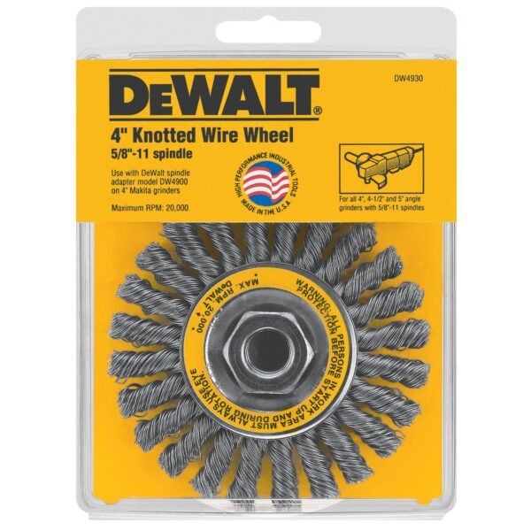 Escova de Aço Trançada Dewalt 4"