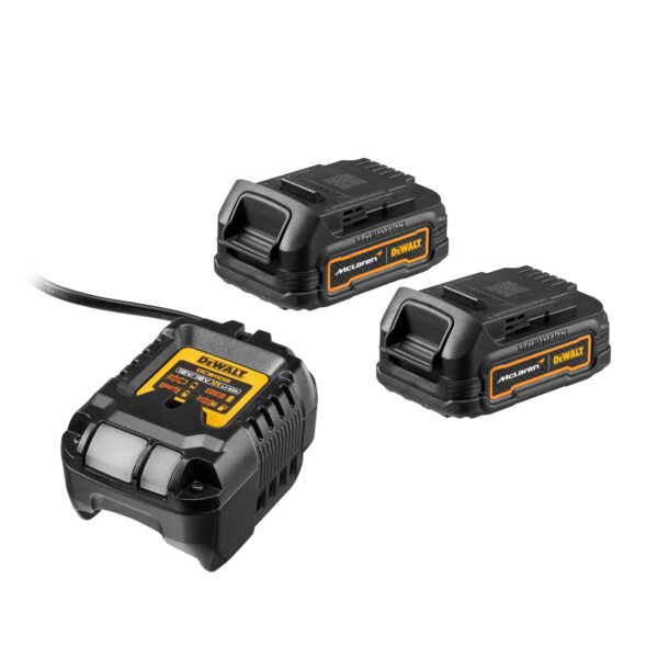 Combo Parafusadeira/Furadeira de Impacto 1/2" e Parafusadeira de Impacto 1/4" 20V Dewalt DCK200ME2GT-BR Edição McLaren - Imagem 4
