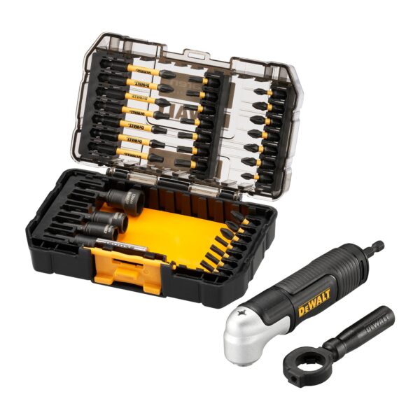 Kit Bits 33pçs Com Adaptador Angular Dewalt McLaren Edição Limitada - Imagem 2