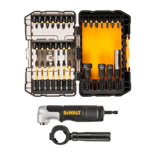 Kit Bits 33pçs Com Adaptador Angular Dewalt McLaren Edição Limitada - Imagem 3