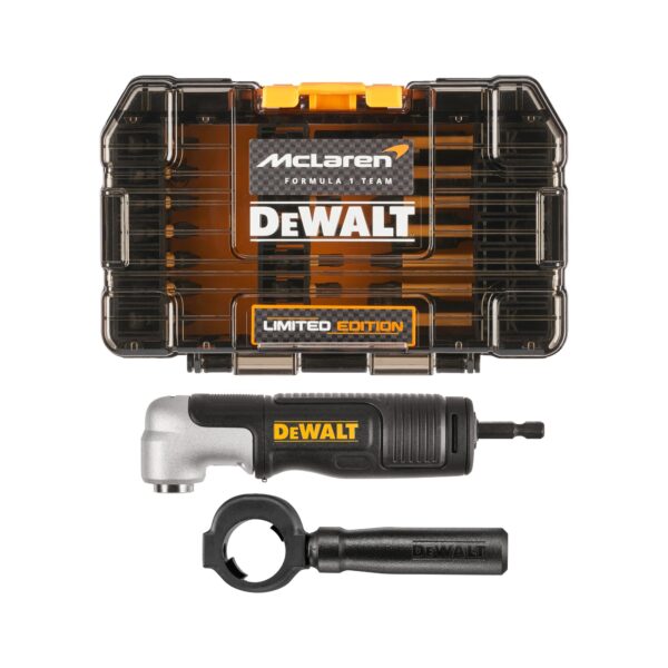 Kit Bits 33pçs Com Adaptador Angular Dewalt McLaren Edição Limitada
