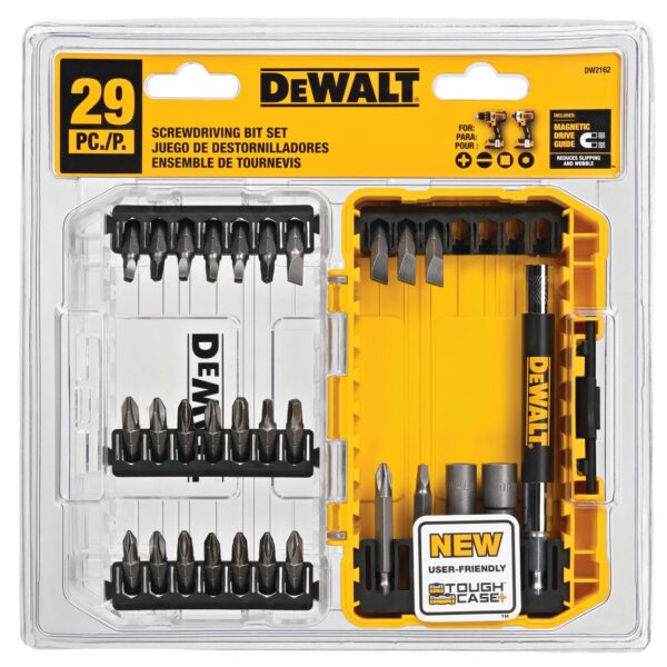 Jogo Bits 29 Peças para Parafusar com Estojo Dewalt DW2162