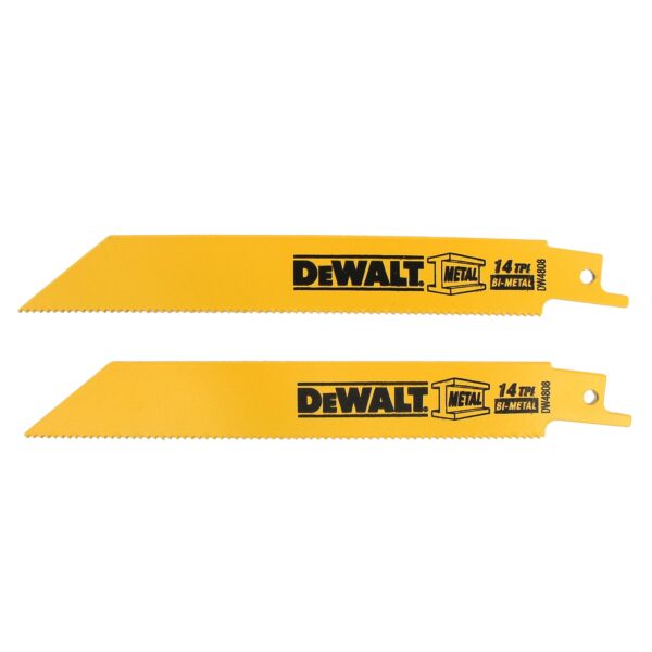 Lâmina Serra Sabre para Metal 6" 2 Peças Dewalt DW4808-2 - Imagem 2
