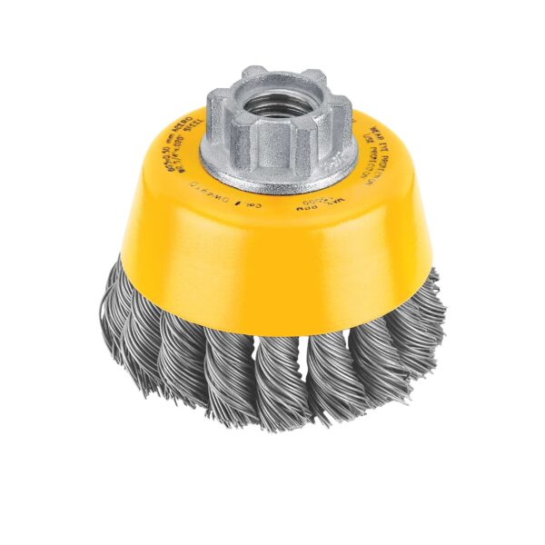 Escova de Aço Copo Trançada Dewalt 4"