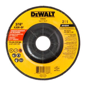 Disco de Desbaste e Abertura de Caneleta Dewalt - 4.1/2" X 4,8mm X 7/8".