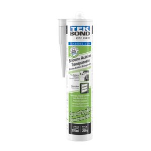 Tekbond Silicone Acético Transparente para Construção 270ml