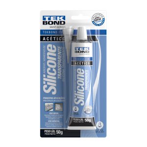 Tekbond Silicone Acético Transparente 50g