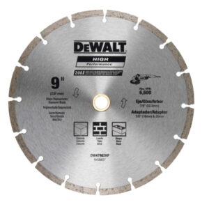 Disco Diamantado Segmentado Dewalt 9" (230mm)