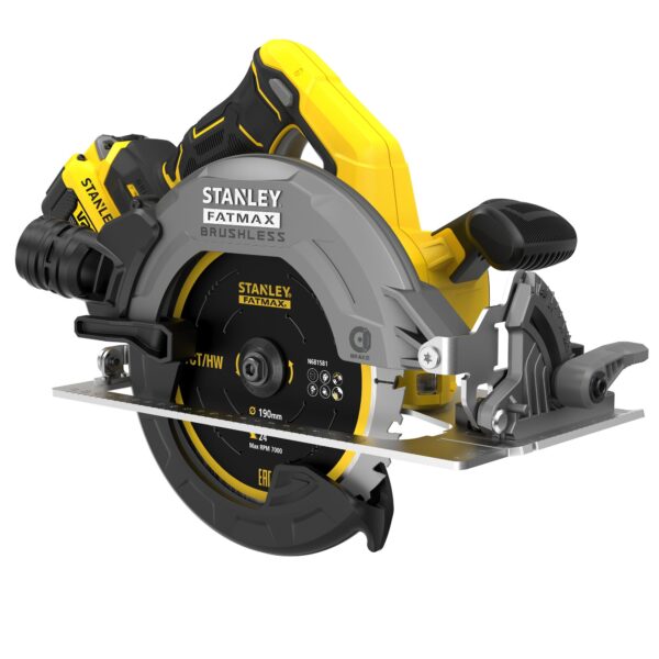 Serra Circular 7.1/4" (185mm) 20V Brushless Stanley SBC550D1K - Imagem 2