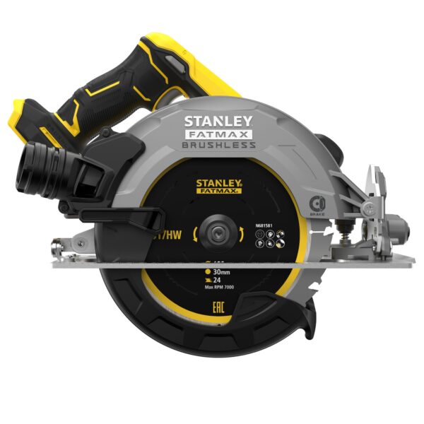 Serra Circular 7.1/4" (185mm) 20V Brushless Stanley SBC550D1K - Imagem 3