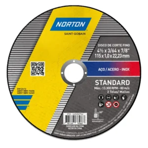 Disco de Corte 115 x 1,0 x 22 mm Norton Standard